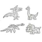 Набор для творчества Витражи Динозавры 4 шт. , арт. ВВ3433, производитель Bondibon (Бондибон), ISBN 489-5-13603-706-0, № 3