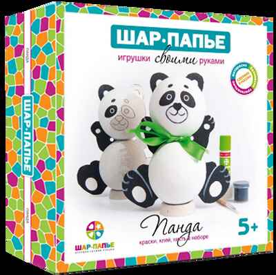 Шар-папье набор Панда, арт. В01761, производитель ШАР-ПАПЬЕ, ISBN 462-0-76781-110-5№ 1