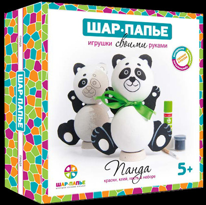Шар-папье набор Панда, арт. В01761, производитель ШАР-ПАПЬЕ, ISBN 462-0-76781-110-5, № 1