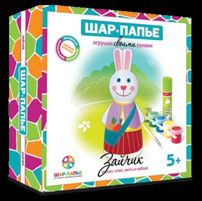 Шар-папье набор Зайчик, арт. В01591, производитель ШАР-ПАПЬЕ, ISBN 462-0-76781-156-3№ 1