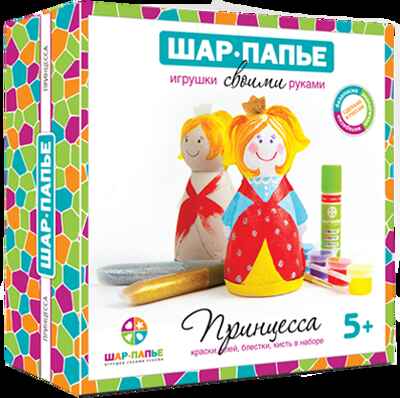 Шар-папье набор Принцесса, арт. В01452, производитель ШАР-ПАПЬЕ, ISBN 462-0-76781-111-2№ 1