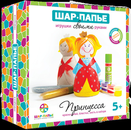 Шар-папье набор Принцесса, арт. В01452, производитель ШАР-ПАПЬЕ, ISBN 462-0-76781-111-2, № 1