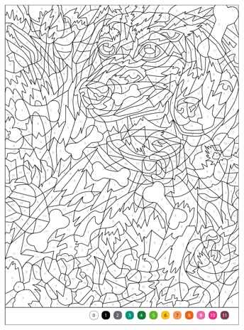 Мир животных (Цветовой код. Раскрась по номерам), раскраска, производитель МОЗАИКА kids , ISBN 978-5-43154-600-6№ 4