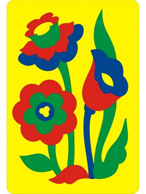 Мозаика мягкая «Цветы», производитель Тедико, ISBN 460-0-00155-309-1, № 1