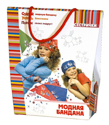 Набор для детского творчества &quot;Модная бандана&quot;, производитель Dream Makers (Дрим Мейкерс), ISBN 481-2-50102-470-8, № 1