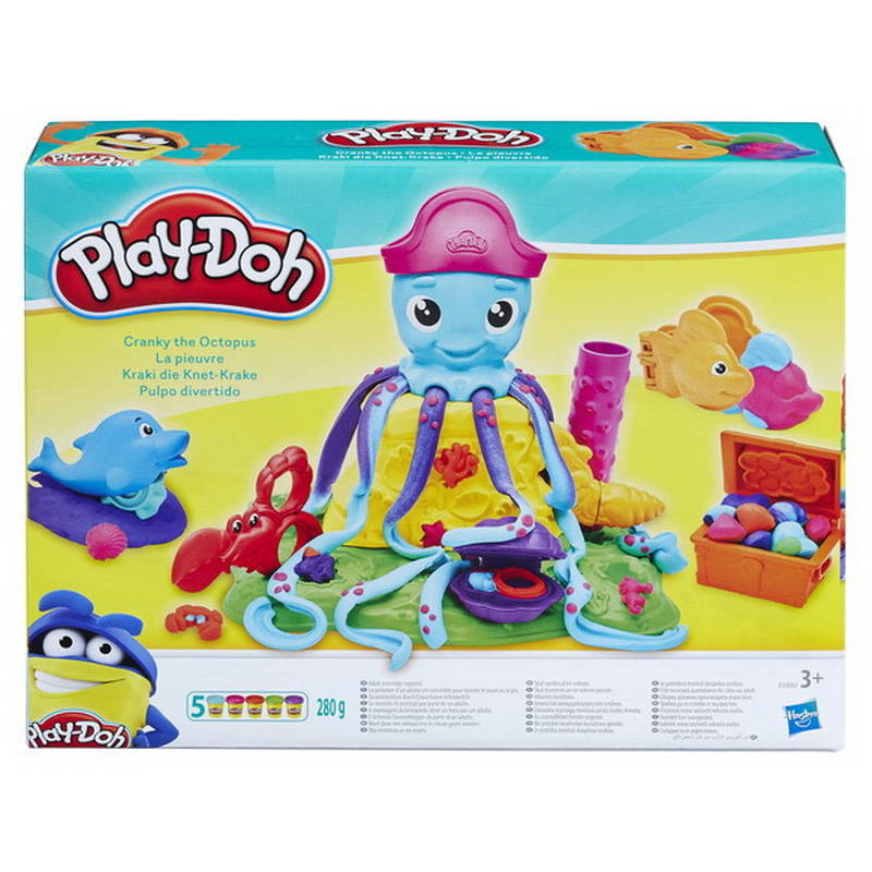 Игровой набор Play-Doh Веселый Осьминог, арт. E0800EU4, производитель Hasbro (Хасбро), ISBN 501-0-99346-265-0, № 1