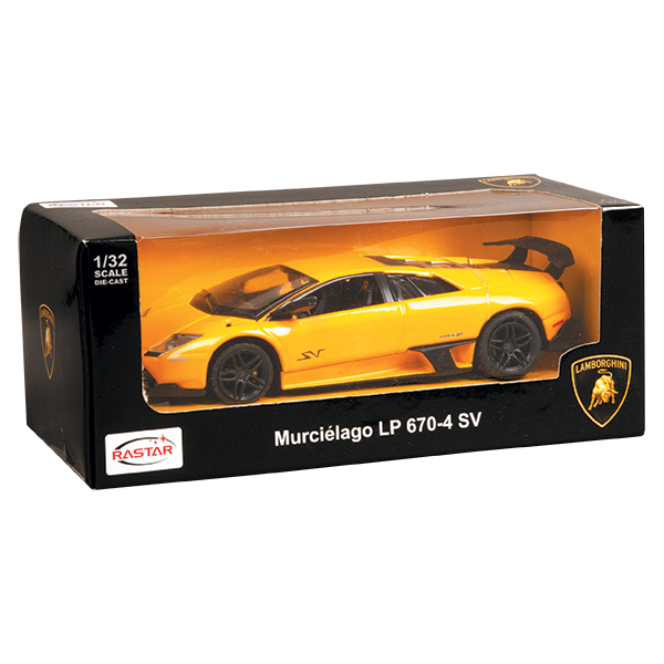Металлическая машина &quot;Lamboighini Murcielago LP670&quot;, арт. 39400-RASTAR, производитель Rastar (Растар), ISBN 693-4-61304-946-7, № 1