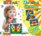 Веселая мозаика (100 элементов, диаметр 17мм), производитель Zabava, ISBN 481-4-63400-034-5, № 1