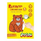 Раскраска пластилином Лесные жители 4 карточки, арт. РПКМ-ЛЖА4, производитель ФАРМ, ISBN 460-2-72313-389-6, № 1