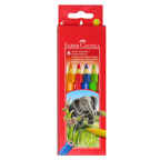 Карандаши Jumbo 6 цветов в картонной упаковке, арт. FC 111206, производитель Faber-Castell (Фабер Кастелл), ISBN 400-5-40111-206-8, № 1