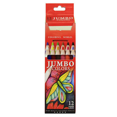 Карандаши 12цв. толст. карт/уп Jumbo (6/144), производитель СервисТорг, ISBN 869-0-21633-412-3№ 1