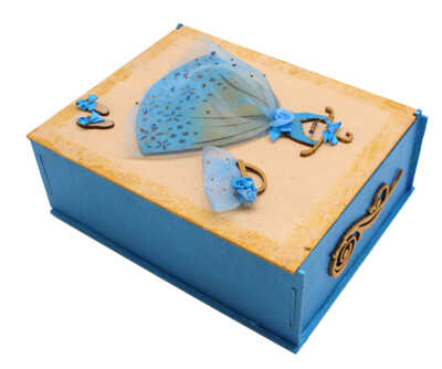 Набор для изготовления Шкатулка Модница, арт. 2188, производитель SANTA LUCIA (САНТА ЛЮЧИЯ), ISBN 462-0-02090-449-0№ 2