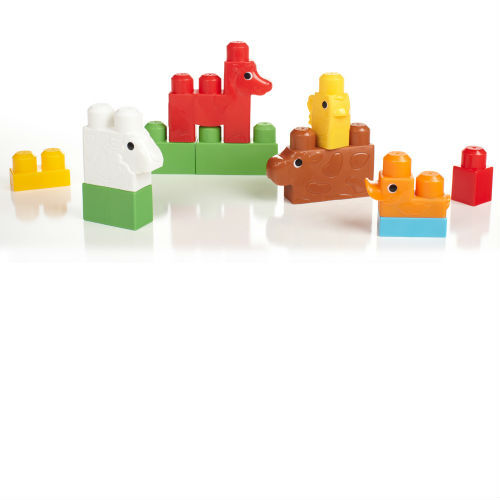 Набор кубиков Зоопарк, производитель Mega Bloks, ISBN 006-5-54108-444-5, № 1