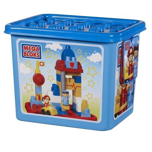 Ведерко макси Служба спасения 50 деталей, производитель Mega Bloks, ISBN 006-5-54106-617-5, № 1