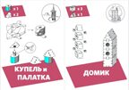 Набор картонного конструктора "Йохо-Муми-Театр" по сказке Туве Янссон "Муми-Троль и шляпа волшебника", производитель ЙОХО, ISBN 460-3-32042-218-5, № 3