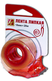 Клейкая лента канцелярская, прозрачная, арт. 18С1228-08, производитель Луч, ISBN 460-1-18500-699-1, № 1