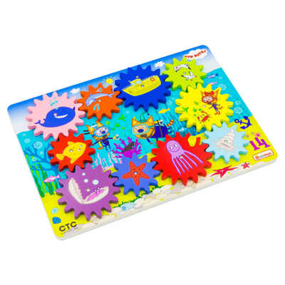 Бизиборд Шестерёнки Дайвинг, арт. ББ217, производитель Алатойс, ISBN 467-0-00685-373-1№ 3