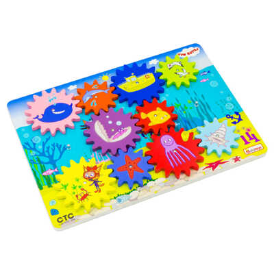 Бизиборд Шестерёнки Дайвинг, арт. ББ217, производитель Алатойс, ISBN 467-0-00685-373-1№ 4