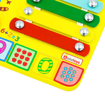 Бизиборд Учим цифры, арт. ББ411, производитель Алатойс, ISBN 467-0-00685-387-8№ 2