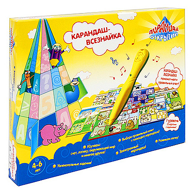 Электронная книжка &quot;Карандаш-Всезнайка&quot;, производитель Дрофа-медиа, ISBN 090-4-33520-114-2, № 1
