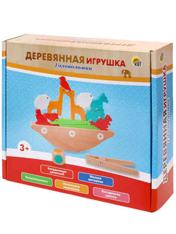 Баланс Животные-1 10 деталей, арт. ИД-8677, производитель Рыжий кот, ISBN 468-0-08848-677-2 № 4