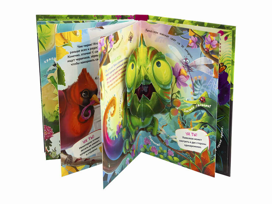 Ням-ням. Кто что ест? POP-UP для малышей, производитель Malamalama (Маламалама), ISBN 978-5-00134-092-8, № 3