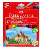 Карандаши цветные FC120124 24цв. + точилка &lt;17&gt; карт/уп ECO Faber-Castell (48), производитель Faber-Castell (Фабер Кастелл), ISBN 789-1-36058-006-5, № 1