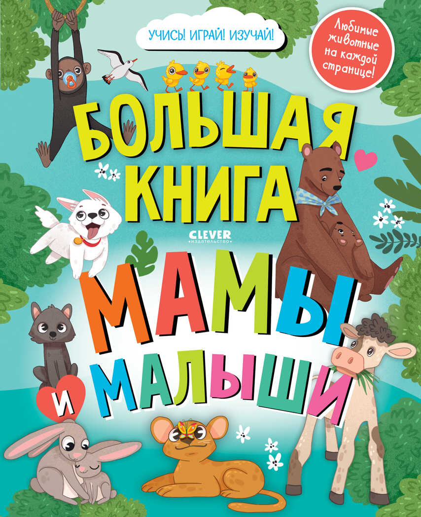 Найди и покажи. Большая книга Мамы и малыши, производитель Клевер (Clever) , ISBN 978-5-00211-172-5, № 1