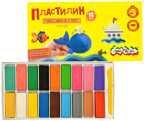 Пластилин "Каляка-Маляка" для детского творчества 18 цв. 270,0 гр., арт. ПКМ18-П, производитель ФАРМ, ISBN 460-2-72308-137-1, № 2