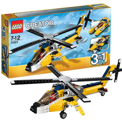 LEGO Creator 31023 Жёлтый скоростный вертолет, производитель LEGO (ЛЕГО), ISBN 570-2-01512-097-5, № 1