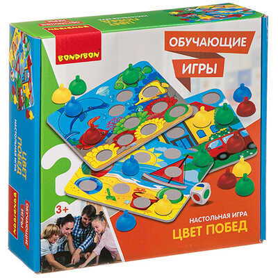 Обучающая настольная игра ЦВЕТ ПОБЕД , арт. ВВ3440, производитель Bondibon (Бондибон), ISBN 489-5-13603-390-1№ 1