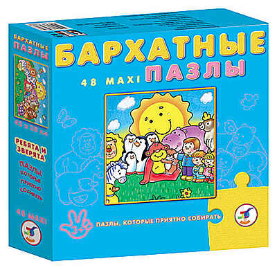 Пазл &quot;Ребята и зверята&quot;, производитель Дрофа-медиа, ISBN 460-7-14735-380-6№ 1