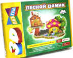 Строим и играем. Лесной домик. ЗD-пазл, производитель Улыбка , ISBN 460-7-92933-561-7, № 1