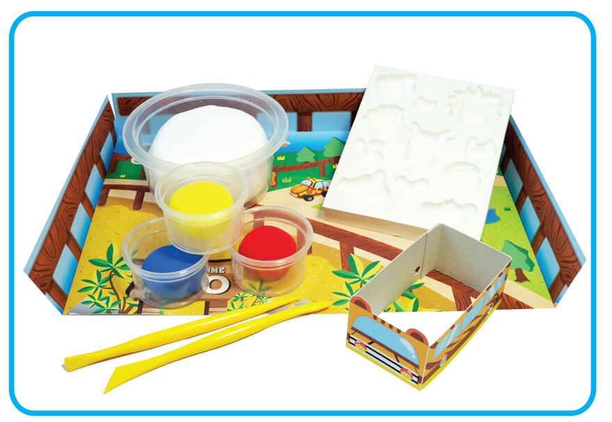 Набор мягкого пластилина Angel Clay Зоопарк, арт. AA12071, производитель Angel clay (Анжел Клэй), ISBN 880-9-00578-478-4, № 2