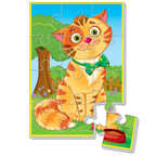 Мягкие пазлы &quot;Котик&quot;  А5, производитель Я РАСТУ ТОЙЗ, ISBN 482-0-19505-033-0, № 1