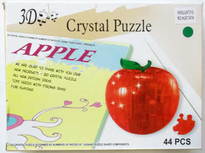 3D Crystal Puzzle Яблоко L, производитель CreativeStudio (Креатив Студио), ISBN 469-0-62600-062-9№ 1