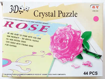3D Crystal Puzzle Роза L, производитель CreativeStudio (Креатив Студио), ISBN 469-0-62600-066-7№ 1