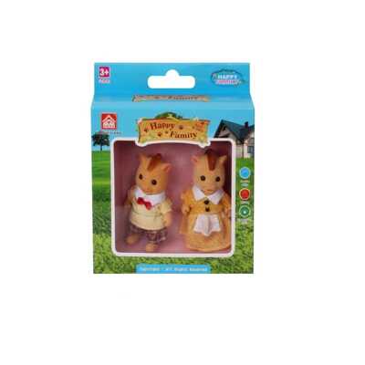 Игровой набор из 2 фигурок животных - семья лошадок,(серия Happy Family), арт. 012-15С, производитель Дрофа-медиа, ISBN 460-7-14737-163-3№ 1