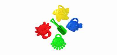 Набор формочек Морские друзья, арт. 70047, производитель Пластмастер, ISBN 462-0-00631-100-7№ 1