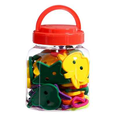 Шнуровка Весёлые фигурки в банке, 40 шт., арт. 3894979, производитель IQ-ZABIAKA, ISBN 290-0-03894-979-2№ 6