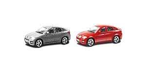 Автодрайв Машина 1:43 BMW X6, глянц., серая, красная, арт. И-1198, производитель Рыжий кот, ISBN 466-5-29541-198-4№ 1