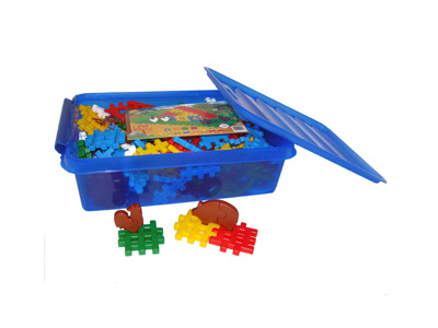 Конструктор Фермер, 235 элементов в контейнере, арт. 1267, производитель Полесье, ISBN 481-0-34402-126-7, № 3