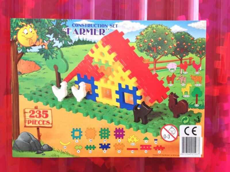 Конструктор Фермер, 235 элементов в контейнере, арт. 1267, производитель Полесье, ISBN 481-0-34402-126-7, № 4