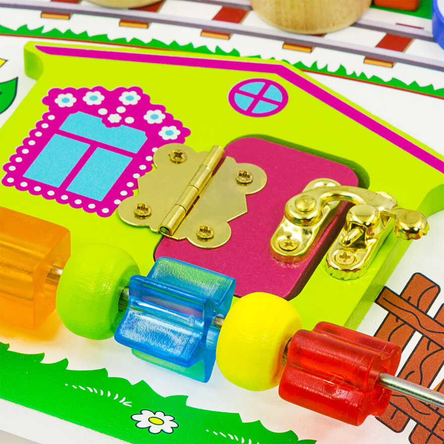 Бизиборд Вагончики, арт. ББ103, производитель Алатойс, ISBN 467-0-00685-258-1, № 7