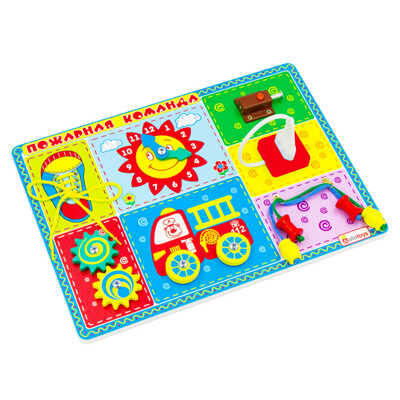 Бизиборд Пожарная команда, арт. ББ108, производитель Алатойс, ISBN 467-0-00685-369-4№ 2