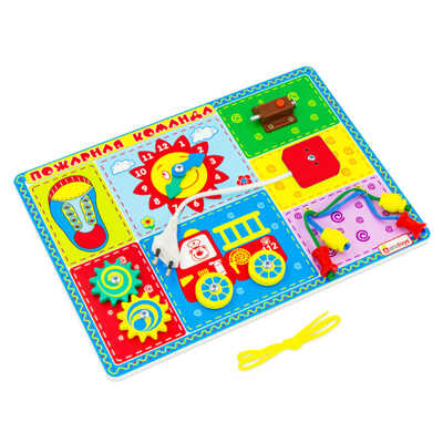 Бизиборд Пожарная команда, арт. ББ108, производитель Алатойс, ISBN 467-0-00685-369-4№ 3