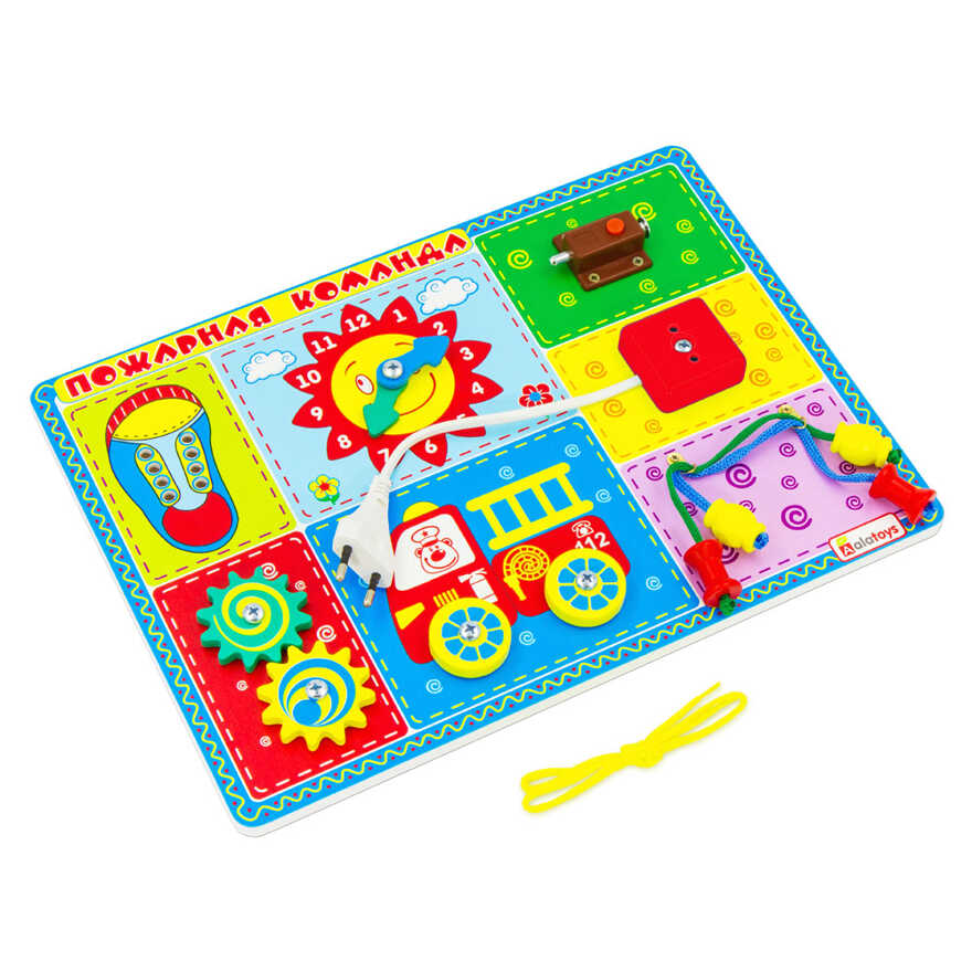 Бизиборд Пожарная команда, арт. ББ108, производитель Алатойс, ISBN 467-0-00685-369-4, № 3
