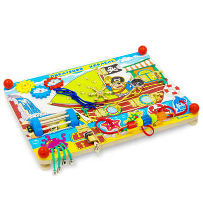 Бизиборд Пиратский корабль, арт. ББ109, производитель Алатойс, ISBN 467-0-00685-315-1№ 3