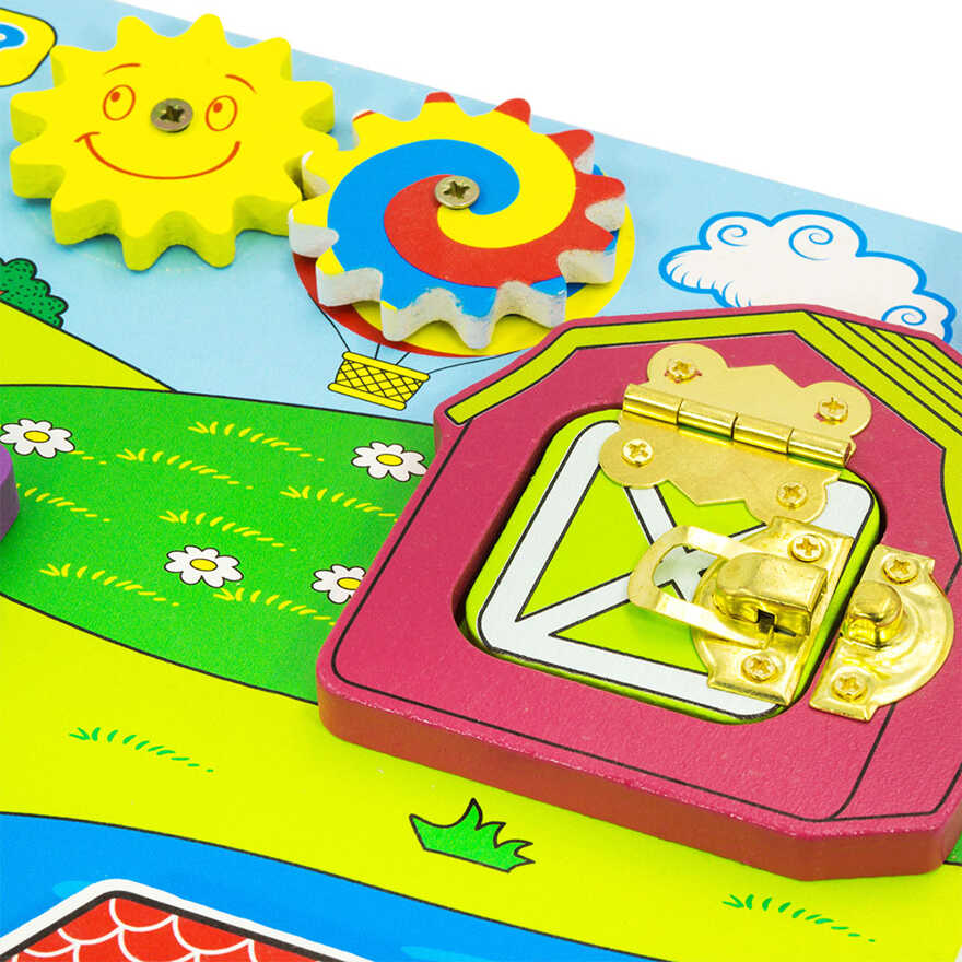 Бизиборд Кто где живет, арт. ББ203, производитель Алатойс, ISBN 467-0-00685-269-7, № 6