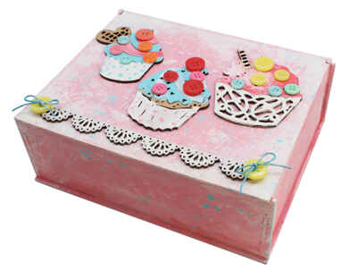 Набор для изготовления Шкатулка Сладкоежка , арт. 2303, производитель SANTA LUCIA (САНТА ЛЮЧИЯ), ISBN 462-0-02090-596-1№ 2